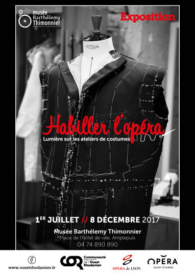Habiller l'opéra, affiche officielle de l'exposition - © COR